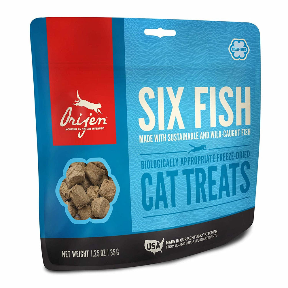 ORIJEN Freeze-dried Six Fish Treat for Cats 1.25 OZ