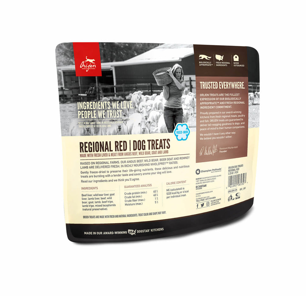 ORIJEN Freezedried Regional Red Dog Treat
