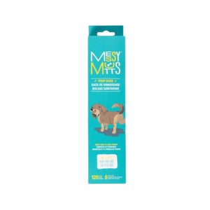 MESSY MUTTS Dog Biorecycle Poop Bag Teal