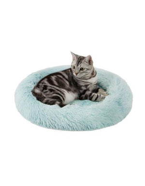 OUTWARD HOUND Calming Oval Cat Bed Baby Blue