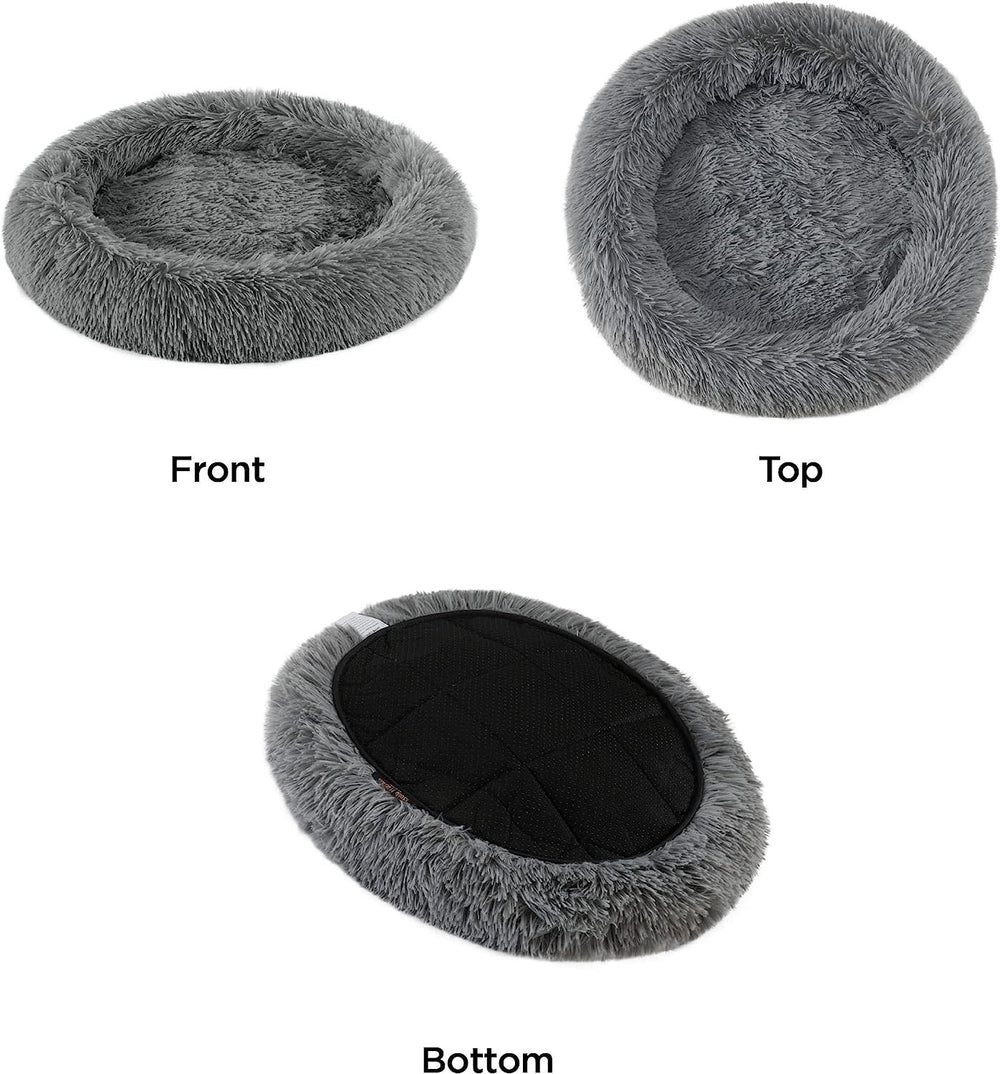 OUTWARD HOUND Calming Oval Cat Bed Grey