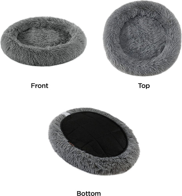 OUTWARD HOUND Calming Oval Cat Bed Grey