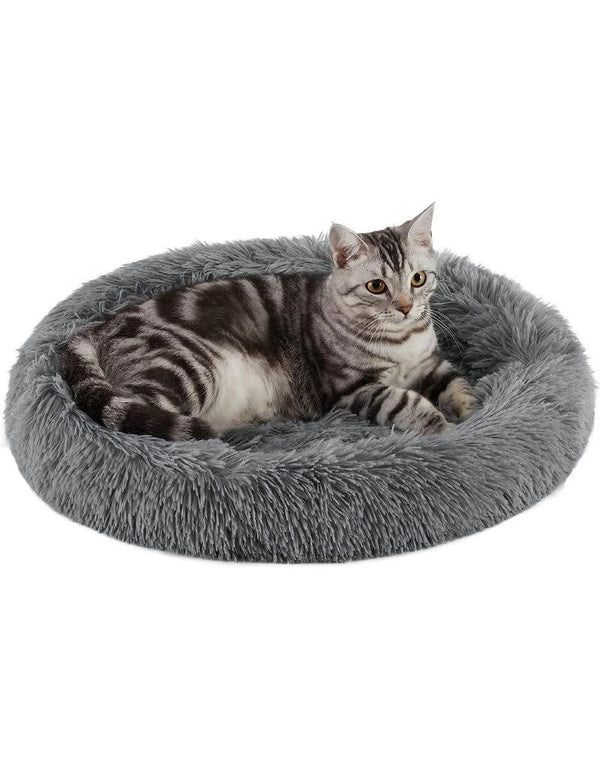 OUTWARD HOUND Calming Oval Cat Bed Grey
