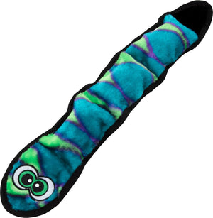 OUTWARD HOUND Invincible Snake Dog Toy Blue