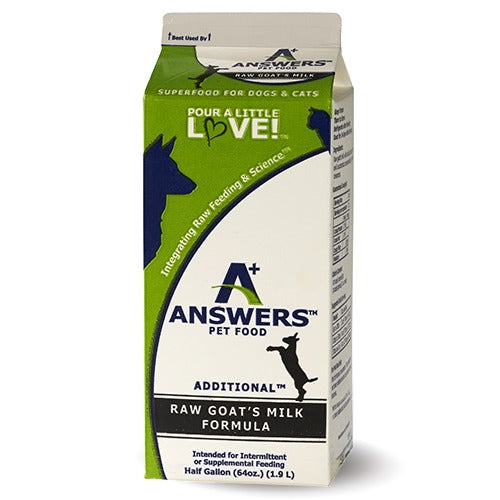 ANSWERS Frozen Raw Goat Milk