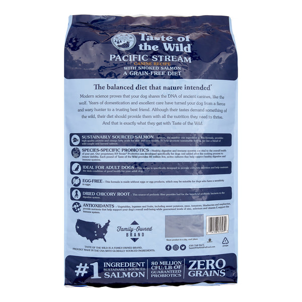 TASTE OF THE WILD Pacific Stream Grain-Free Dry Dog Food