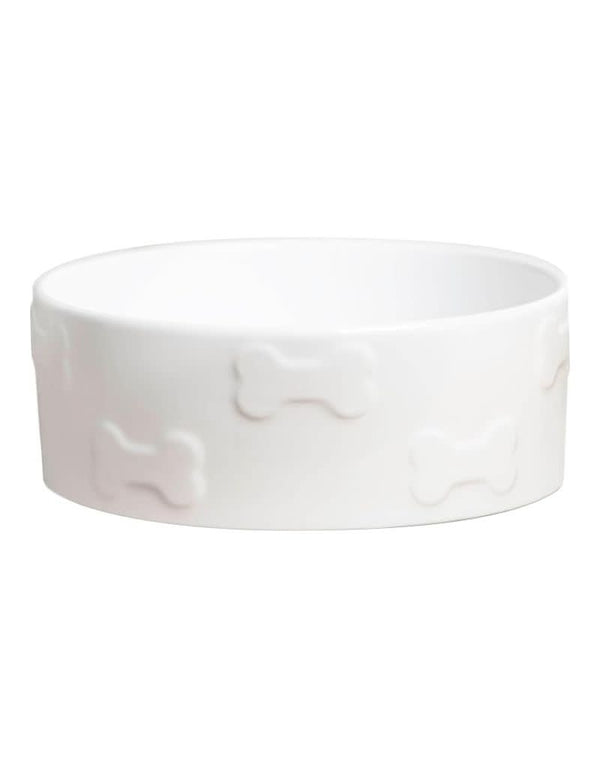PARK LIFE Manor Dog Bowl White