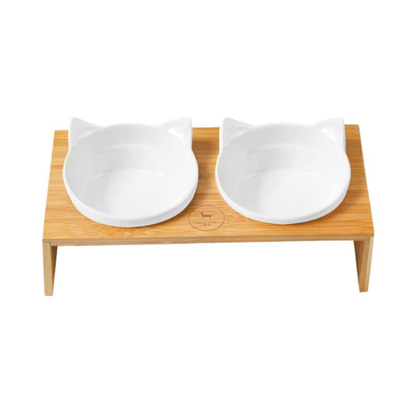 PARK LIFE Oakwell Raised Cat Dining Set