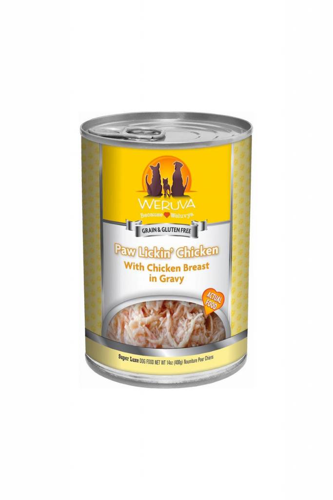 WERUVA Grain-Free Paw Lickin' Chicken Canned Dog Food