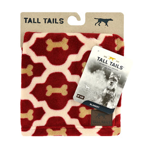 TALL TAILS Dog Blanket Red Bone