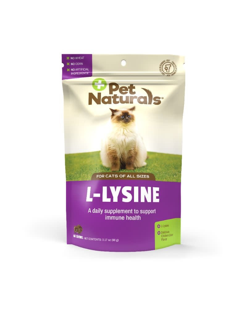 PET NATURALS L-Lysine Cat Chews 60 ct.