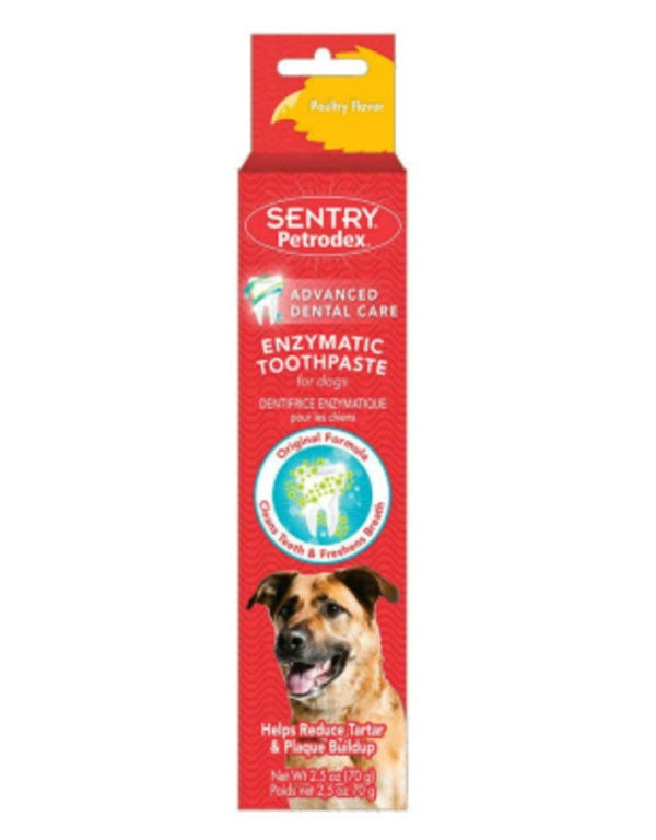 PETRODEX Enzymatic Poultry Flavor Toothpaste for Dogs 2.5 oz