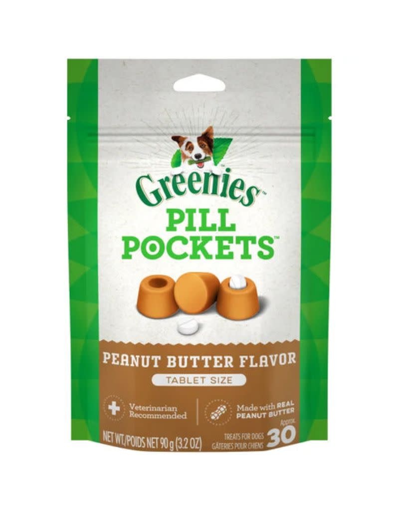 GREENIES Pill Pockets for Dogs Peanut Butter 3.2OZ