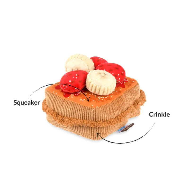 P.L.A.Y.  IHOP Thick 'N Fluffy French Toast Dog Toy