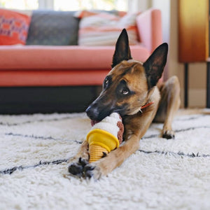 P.L.A.Y. Snack Attack Swirls n Slobbers Soft Serve Dog Toy