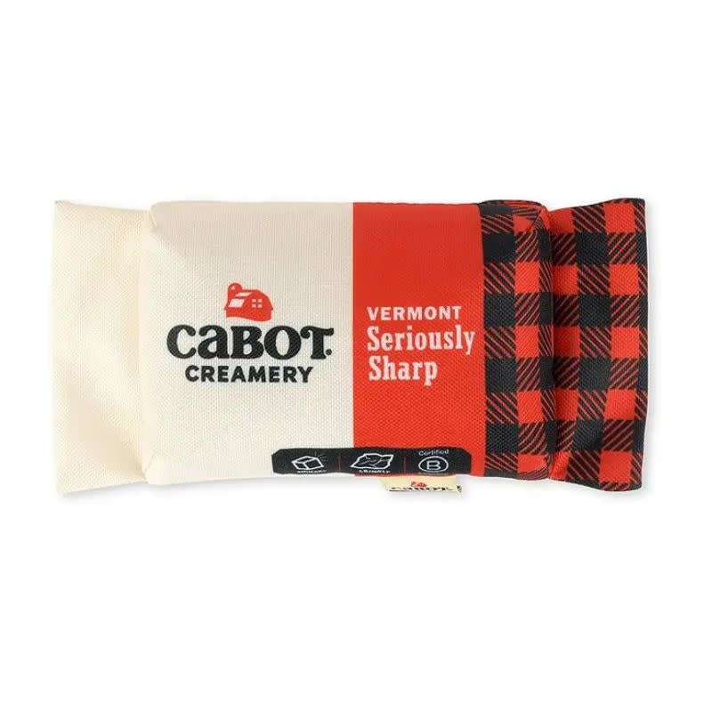P.L.A.Y. X Cabot Creamery Seriously Sharp Squeaker Dog Toy