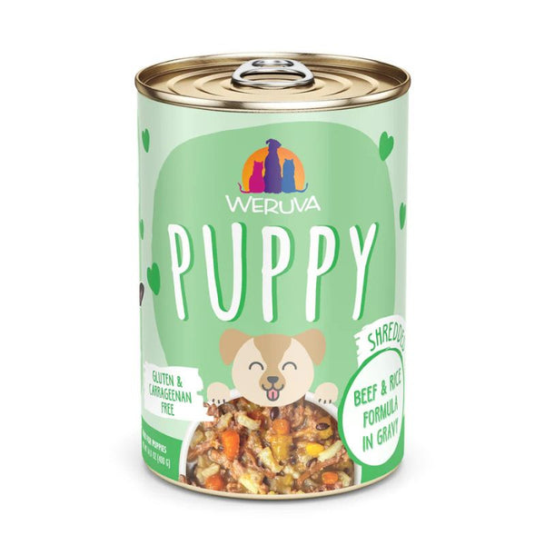 WERUVA Puppy Beef & Rice Formula Canned Dog Food Case