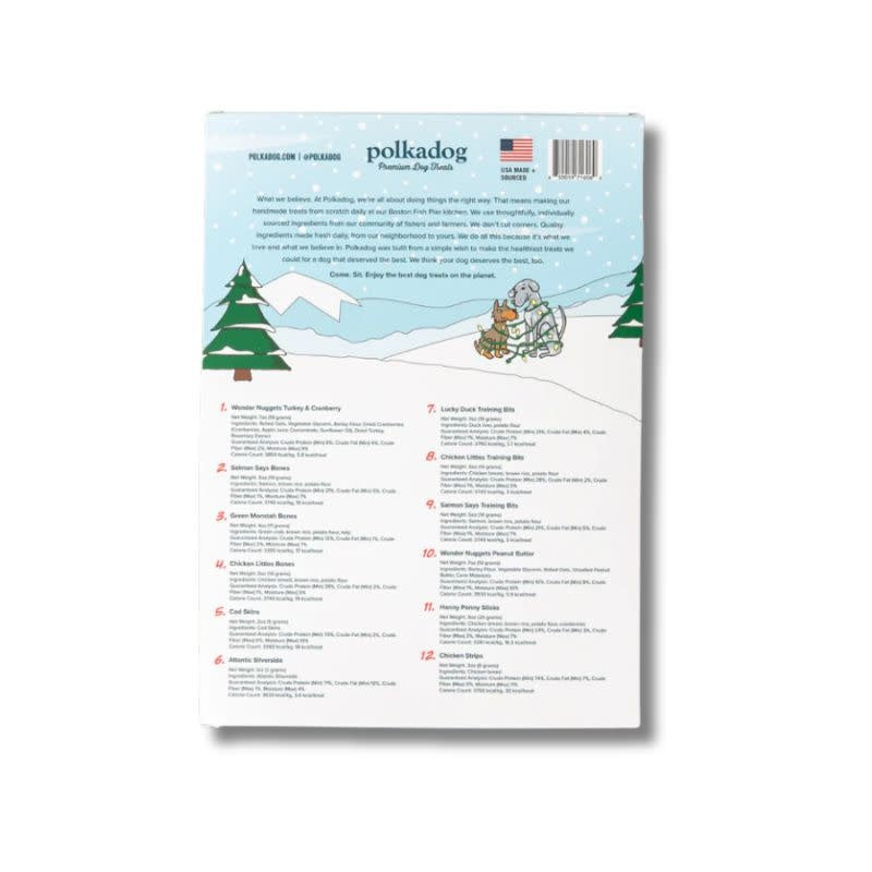 POLKA DOG 12 Days of Treating Calendar