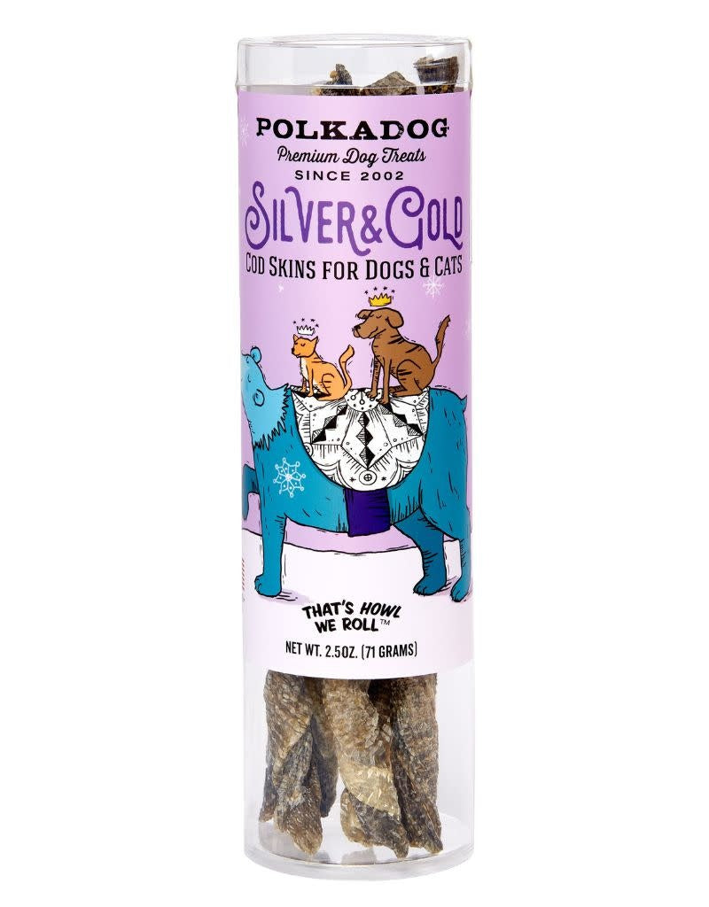 POLKA DOG Holiday Silver & Gold Tube 2.5oz