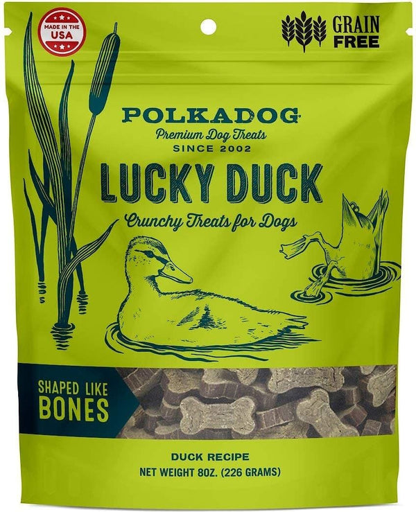 POLKA DOG Lucky Duck Bone Treats