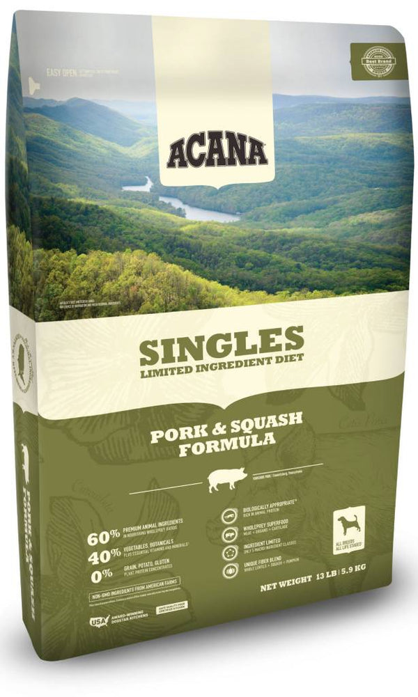 ACANA Singles Pork & Squash Dry Dog Food