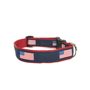 PRESTON Dog Collar American-Flag