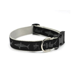 PRESTON Dog Collar Hammerhead & Mako Guy Harvey Black