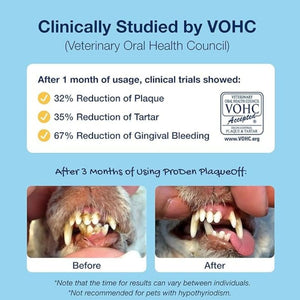 PRODEN PlaqueOff Dental Bone for Dogs Mini Peanut Butter 12 oz