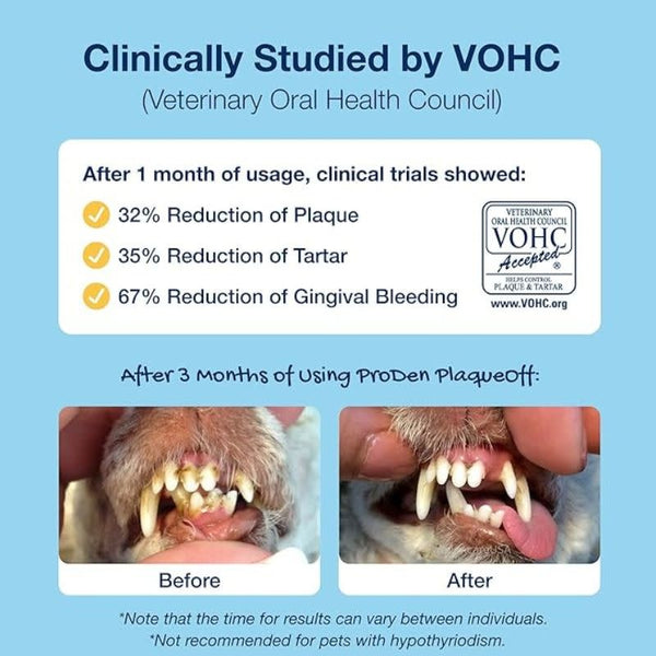 PRODEN PlaqueOff Dental Bone for Dogs Mini Peanut Butter 12 oz