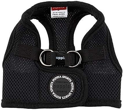 PUPPIA Vest Harness B Black