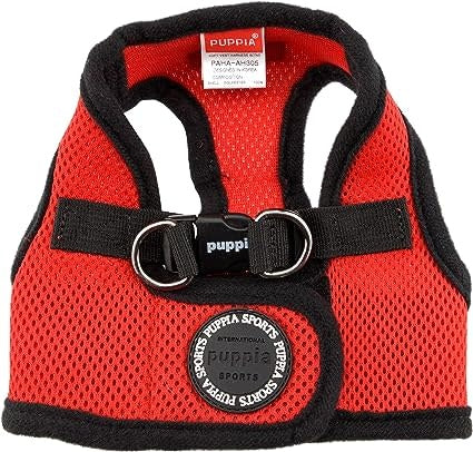 PUPPIA Vest Harness B Red