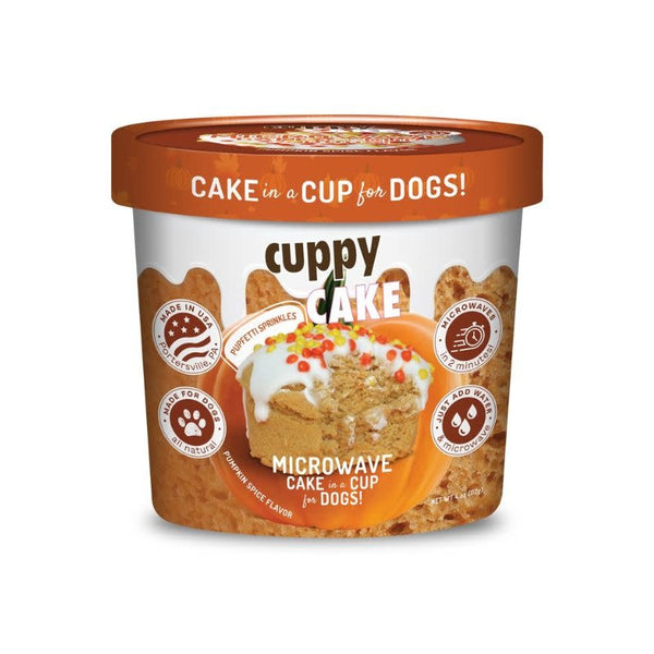 PUPPY CAKE Cuppy Cake Microwave Cake in A Cup Pumpkin Spice