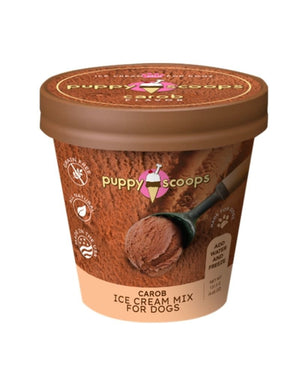 PUPPY SCOOPS Carob Ice Cream Mix Pint