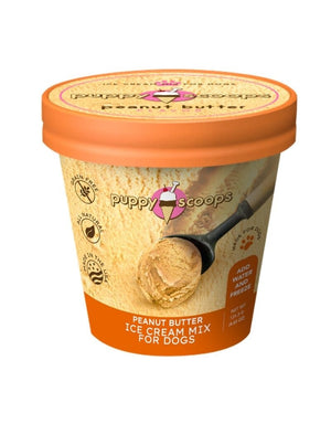 PUPPY SCOOPS Peanut Butter Ice Cream Mix