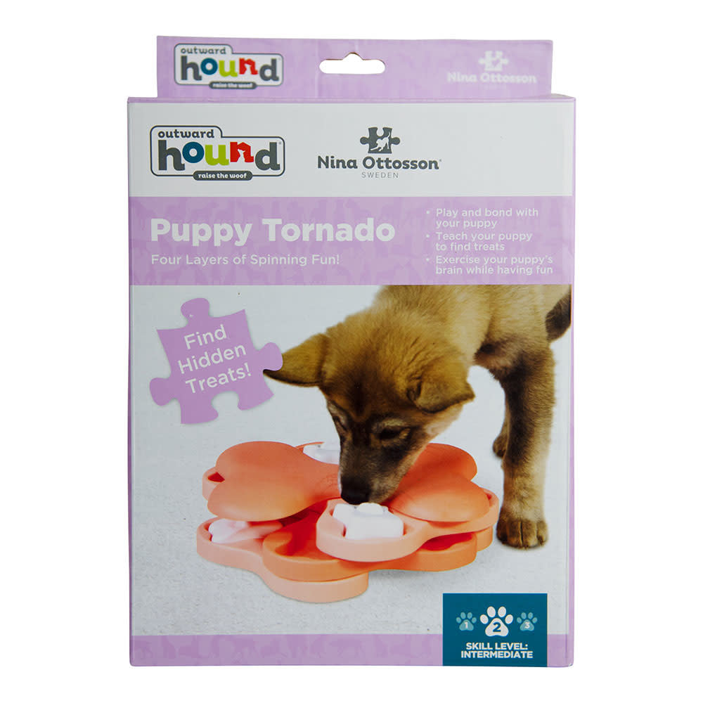 NINA OTTOSSON  Puppy Tornado Interactive Treat Puzzle Dog Toy