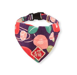 NECOICHI Kiimono Cat Bandana - Purple