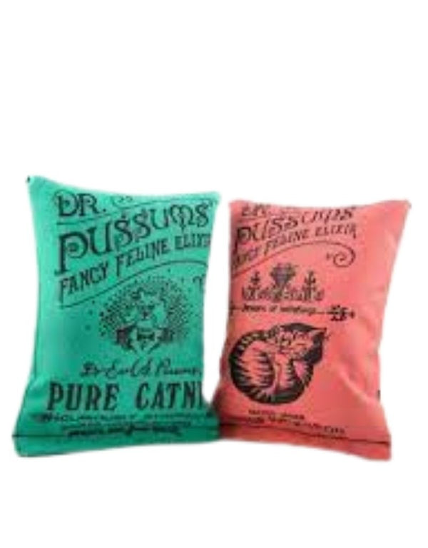 DR. PUSSUMS  Large Catnip Pillow