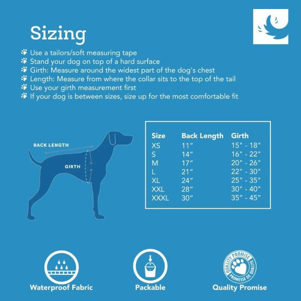 RC PET Packable Poncho Raining Cats & Dogs