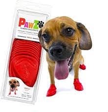 PAWZ Waterproof Rubber Dog Boots Classic Colors