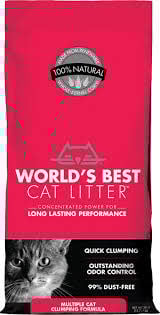 WORLDS BEST Clumping Unscented Multi-Cat Litter