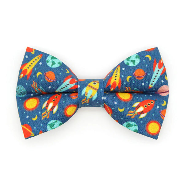 MADE BY CLEO Cat Bow Tie Retro Rockets