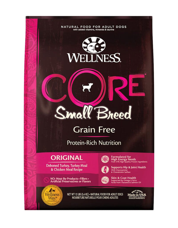 WELLNESS Core Grain-Free Dry Dog Food Small Breed