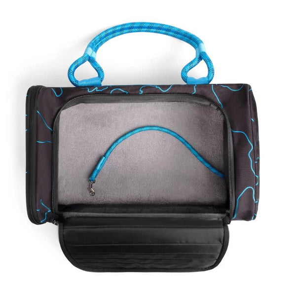 ROVERLUND Out of Office Pet Carrier Abstract Blue Camo L