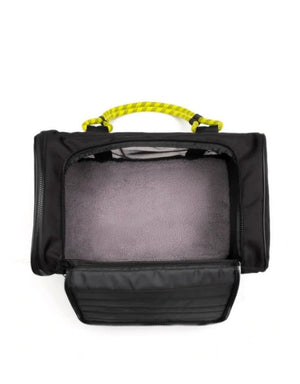 ROVERLUND Out of Office Pet Carrier Black and Yellow L