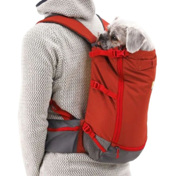 RUFFWEAR Hitch Hiker Dog Backpack Carrier Red Clay