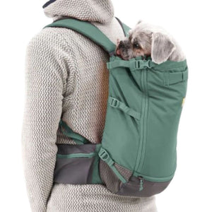 RUFFWEAR Hitch Hiker Dog Backpack Carrier River Rock Green