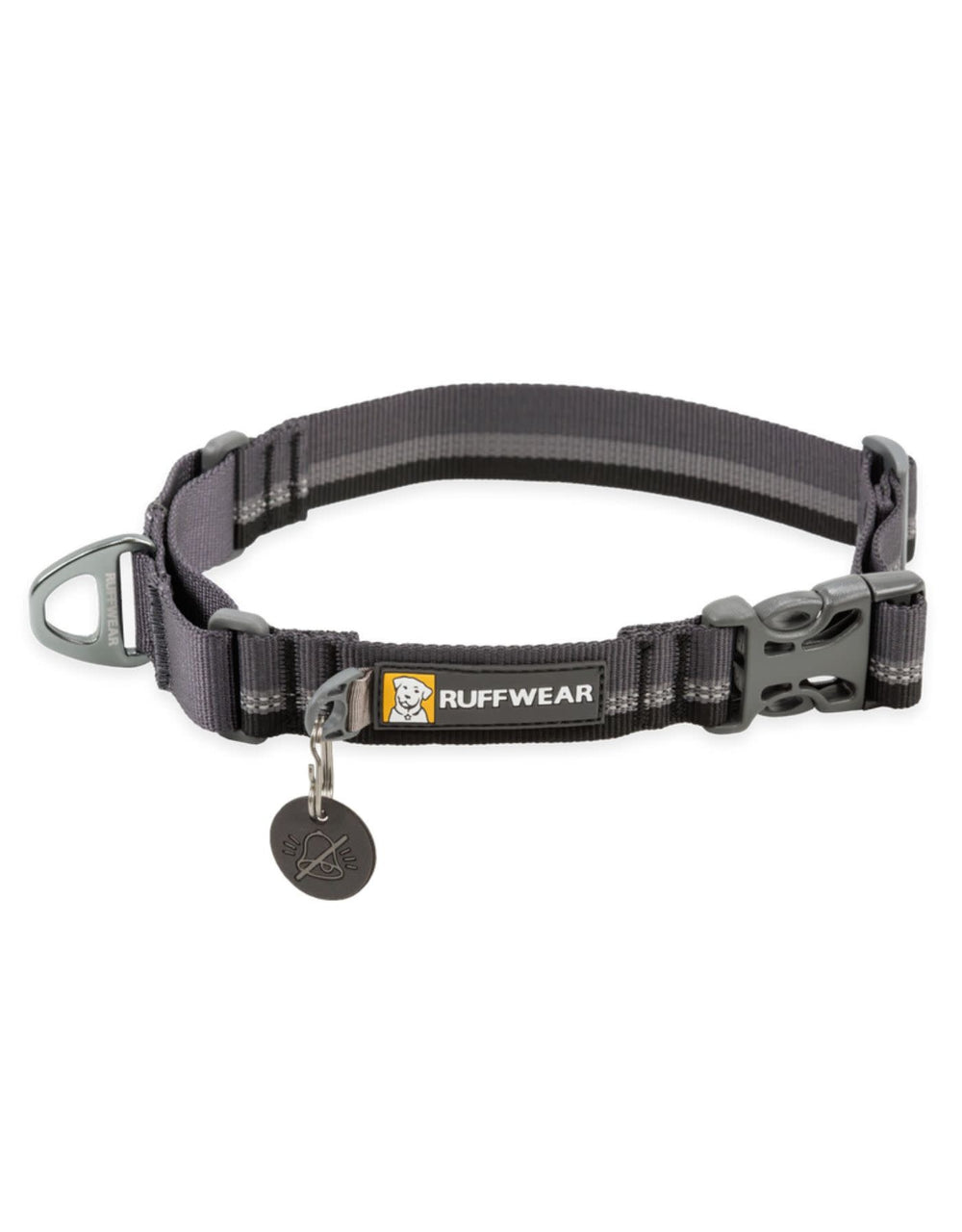 RUFFWEAR Web Reaction Martingale Dog Collar with Buckle Basalt Gray