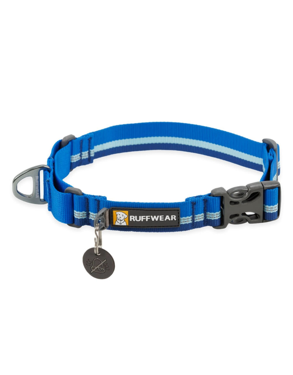 RUFFWEAR Web Reaction Martingale Dog Collar with Buckle Blue Pool