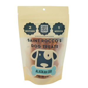 SAINT ROCCO'S DOG TREATS Alaskan Cod Treats 8oz