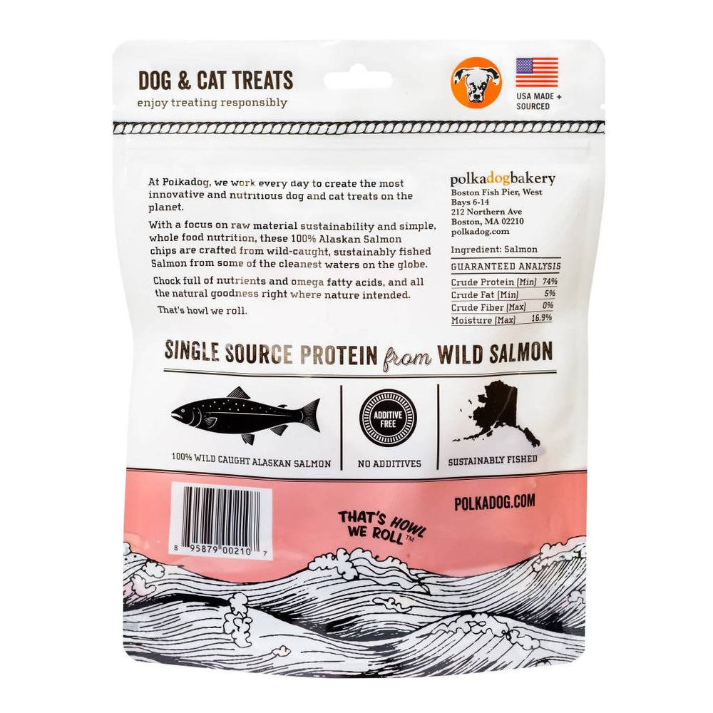 POLKA DOG Salmon Chips 4 oz